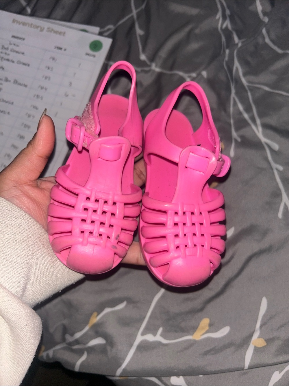 The Children's Place Hot Pink Jelly Sandals for Kids